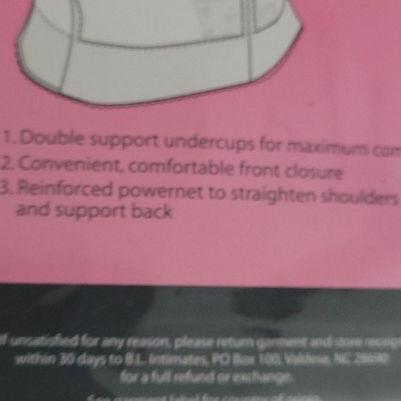 NWOT Exquisite form bra - Picture 4 of 4